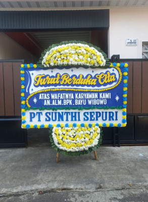 Papan Bunga Duka di Baloi Indah